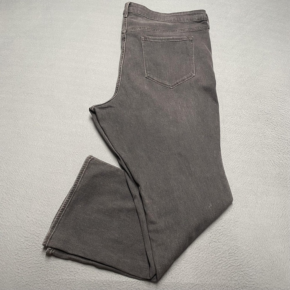 Old Navy Jeans Womens 24 Gray Mid-Rise Wow Boot-Cut Soft Stretch Denim Bootcut